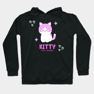 cat tama cute black cat love Hoodie